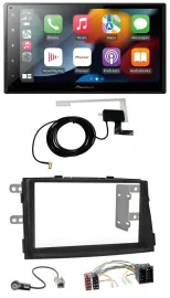 Pioneer MP3 USB Bluetooth DAB 2DIN Autoradio für Kia Sorento II XM 2009-2012