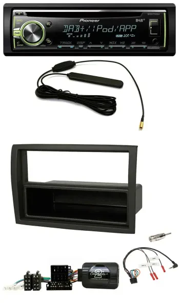 Pioneer MP3 USB CD DAB Lenkrad Autoradio für Fiat Ducato 2012-15 schwarz