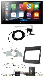 Pioneer Lenkrad USB Bluetooth DAB 2DIN Autoradio für Porsche Cayenne 11-16 Infoa