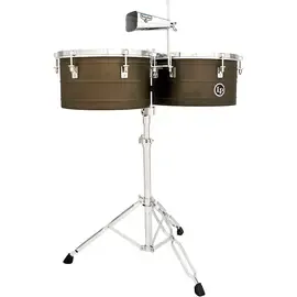 Тимбалес LP Matador M258 14" and 15" Barrio Timbales with Cowbell Antique Finish