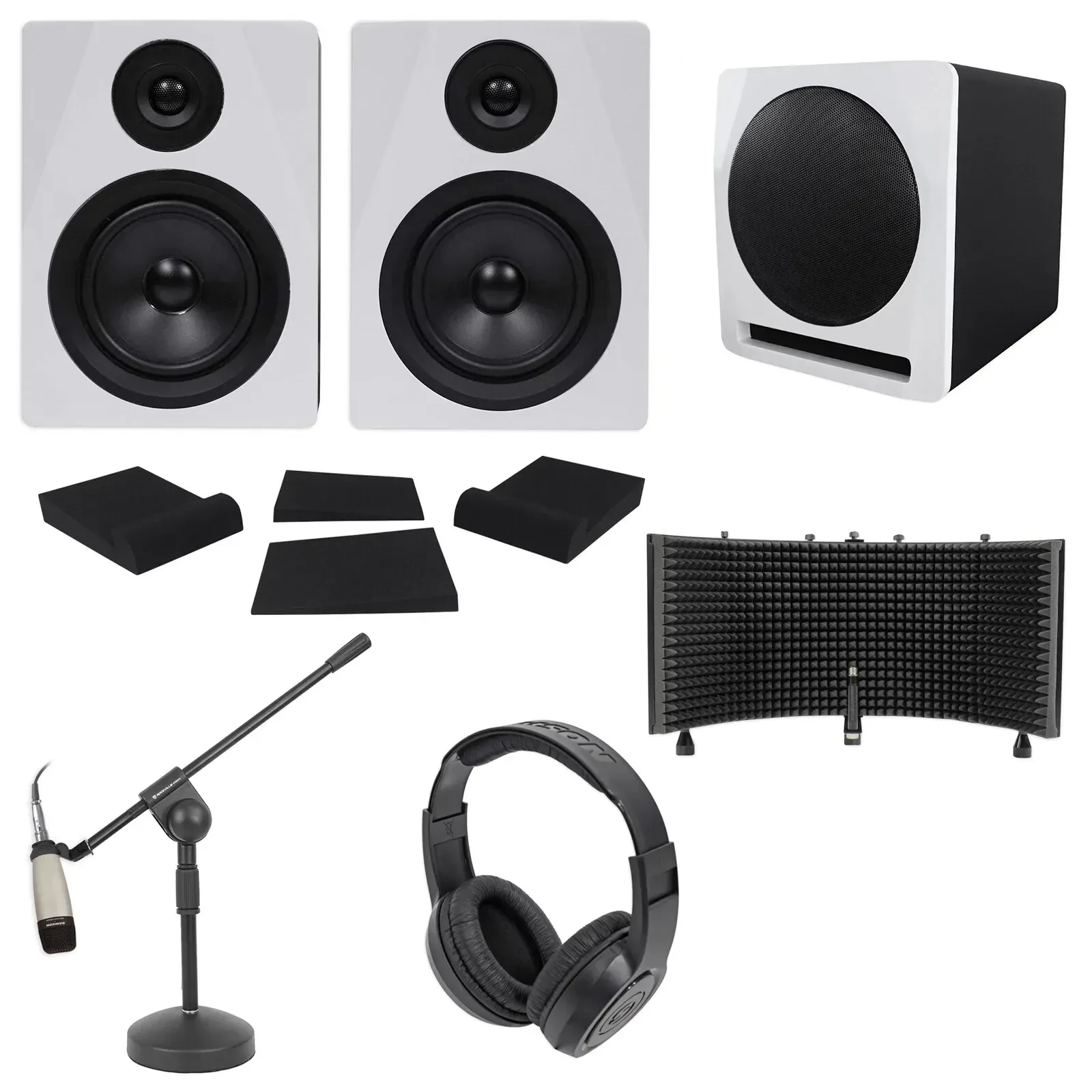 Комплект для подкастов Rockville APM5W+RCDSTR10B SAMSON PACK 2