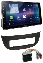Автомагнитола для Renault Twingo (2007–2014) Pioneer Bluetooth USB DAB MP3, черный