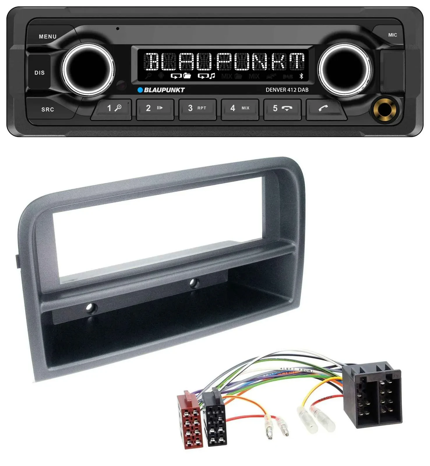 Blaupunkt Bluetooth DAB MP3 USB Autoradio für Fiat Croma (ab 2005)