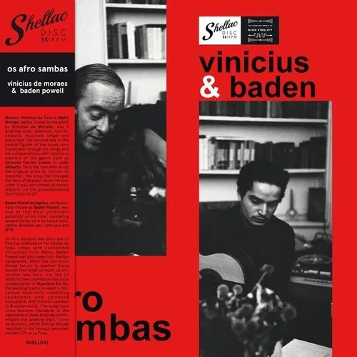 Виниловая пластинка Moraes,Vinicius / Powell,Baden - Os Afro Sambas [New Vinyl LP] Spain - Import