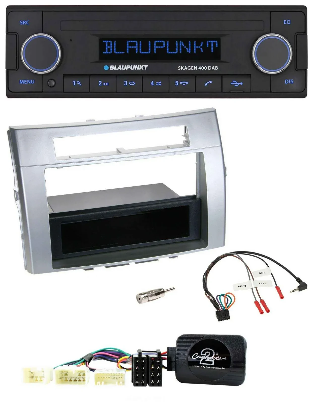 Blaupunkt DAB USB Bluetooth Lenkrad Autoradio für Toyota Corolla Verso 2004-2007