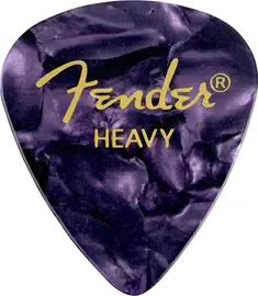 Медиаторы Fender 351 Shape Premium Picks, Heavy, Purple Moto, 12 Count