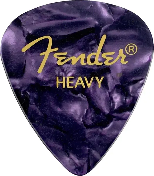 Медиаторы Fender 351 Shape Premium Picks, Heavy, Purple Moto, 12 Count