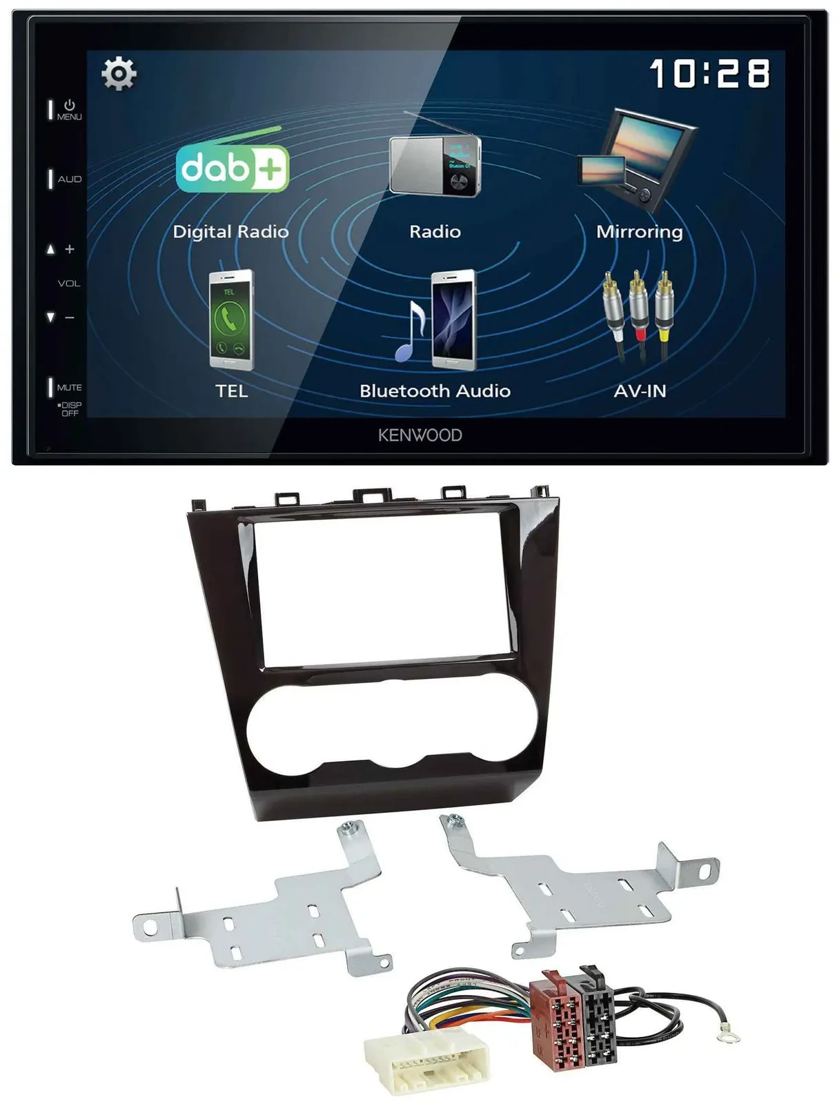 Kenwood 2DIN Bluetooth MP3 USB DAB Autoradio für Subaru Forester ab 2015