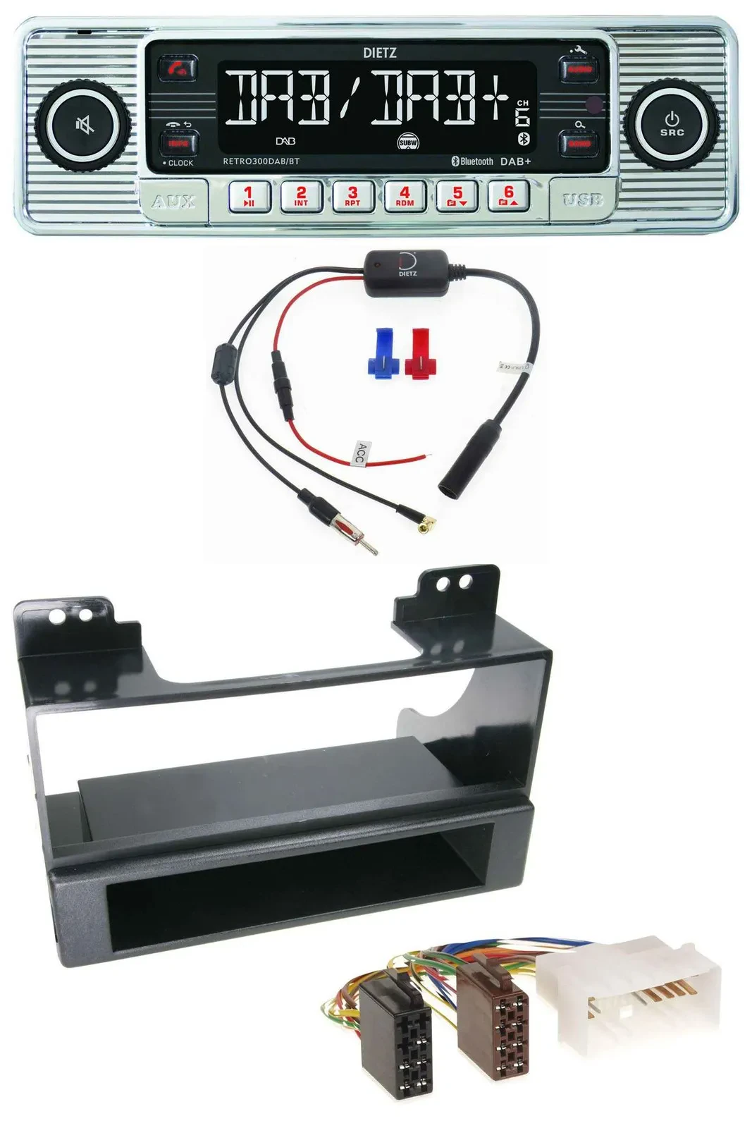 Dietz DAB USB MP3 Bluetooth Autoradio für Kia Carnival (ab 2006)
