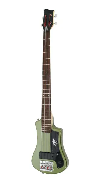 Бас-гитара Hofner Shorty Bass CT Cadillac Green с чехлом