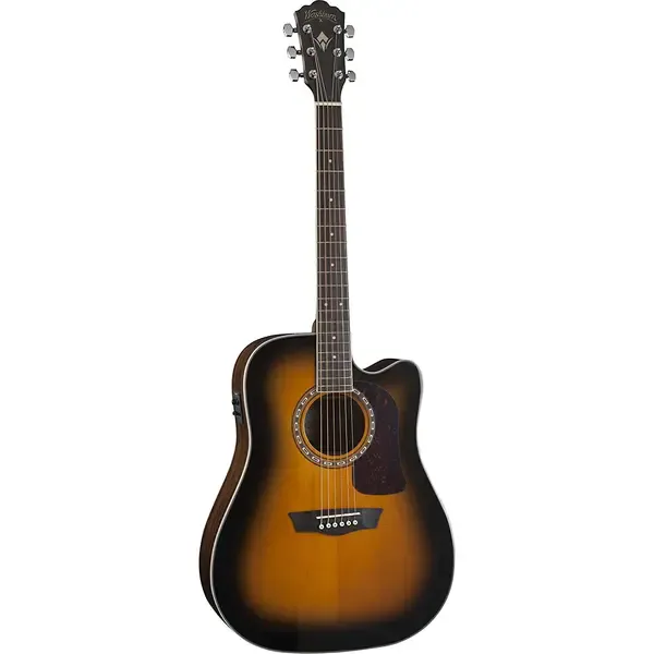 Электроакустическая гитара Washburn Heritage D10SCE Tobacco Burst