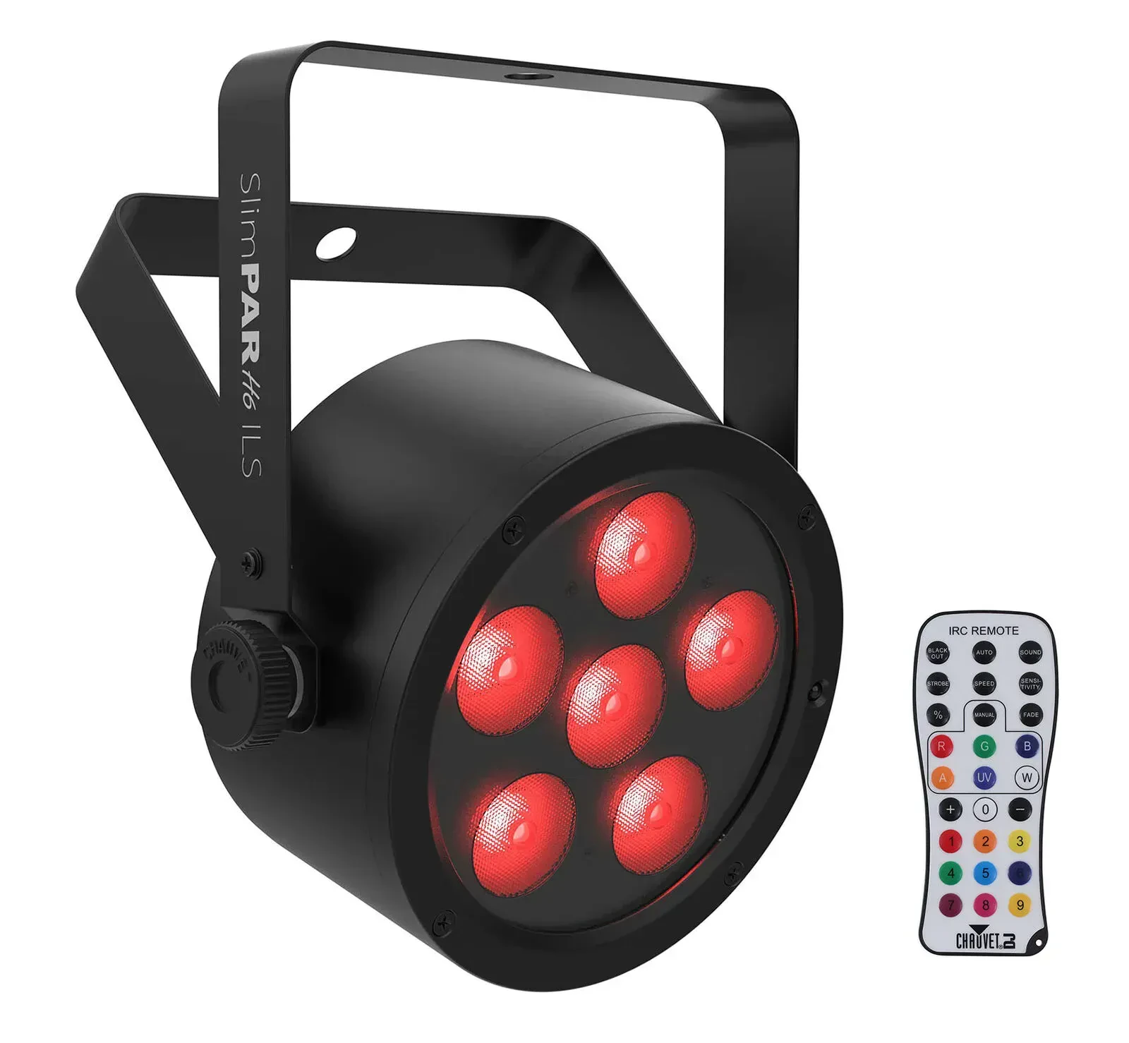 Светодиодный прибор Chauvet DJ SlimPAR H6 ILS RGBAW+UV LED DMX с пультом управления