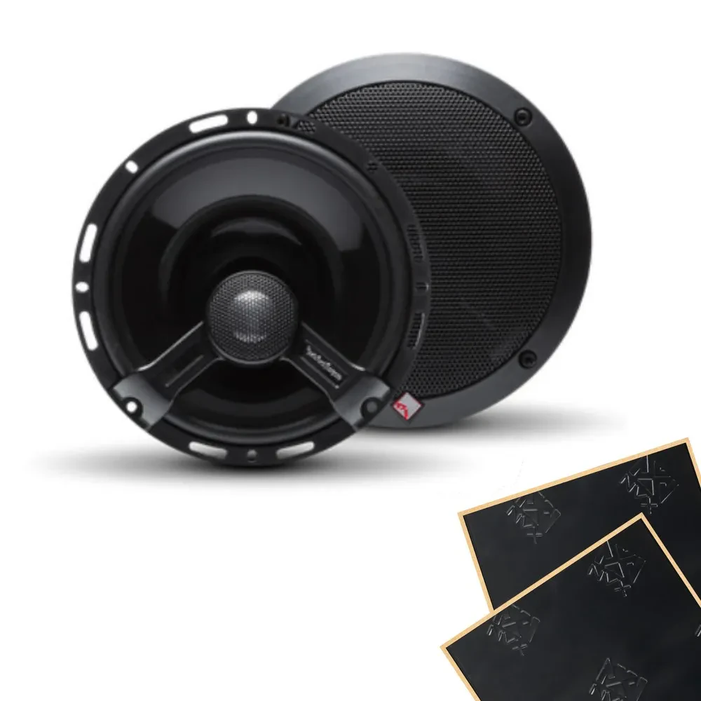 Rockford Fosgate Power T1650 6.5" Coaxial Speakers with Sound Damping