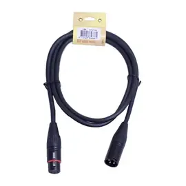 Superlux CFM1FM баласный сигнальный кабель, 1 м, XLR3F - XLR3M, сечение проводников 0,13 мм²