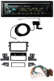 Pioneer MP3 AUX CD USB DAB Autoradio für Toyota Corolla 2009-2012 silber