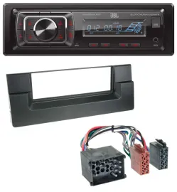 Автомагнитола JBL SD/AUX/MP3/USB/Bluetooth для BMW 5 (E39) и X5 (E53), круглый pin