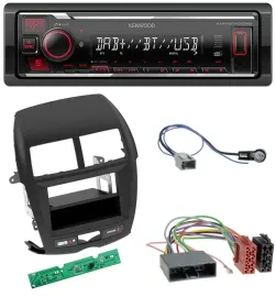 Kenwood MP3 Bluetooth USB DAB Autoradio für Mitsubishi ASX (2010-2014)