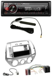 Автомагнитола для Hyundai i20 (2012–2014) Pioneer 1DIN, DAB, USB, AUX, MP3