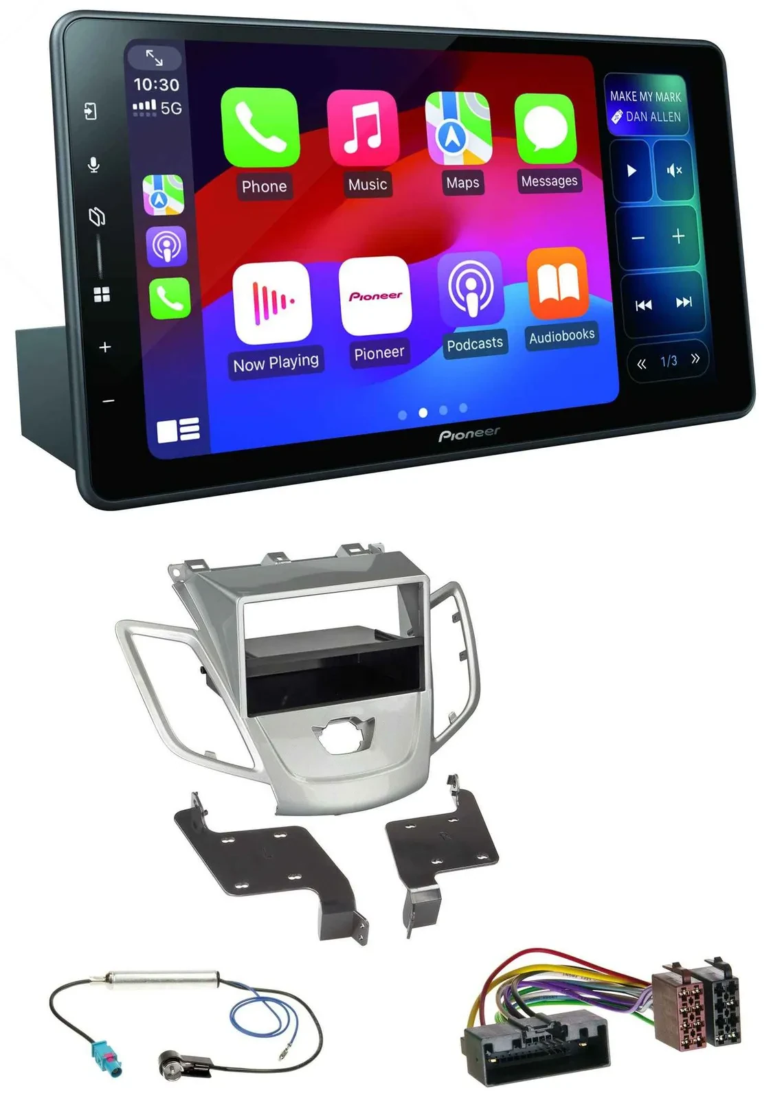 Pioneer Bluetooth DAB MP3 USB Autoradio für Ford Fiesta JA8 10-17 ohne Display s