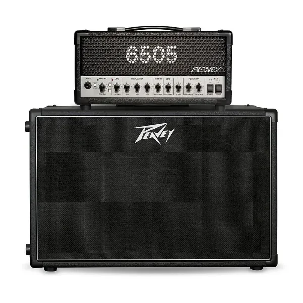 Peavey 6505 MH Micro 20W Tube Guitar Amp Head with 212-6 50W 2x12 Cabinet