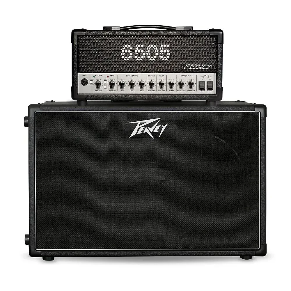 Peavey 6505 MH Micro 20W Tube Guitar Amp Head with 212-6 50W 2x12 Cabinet