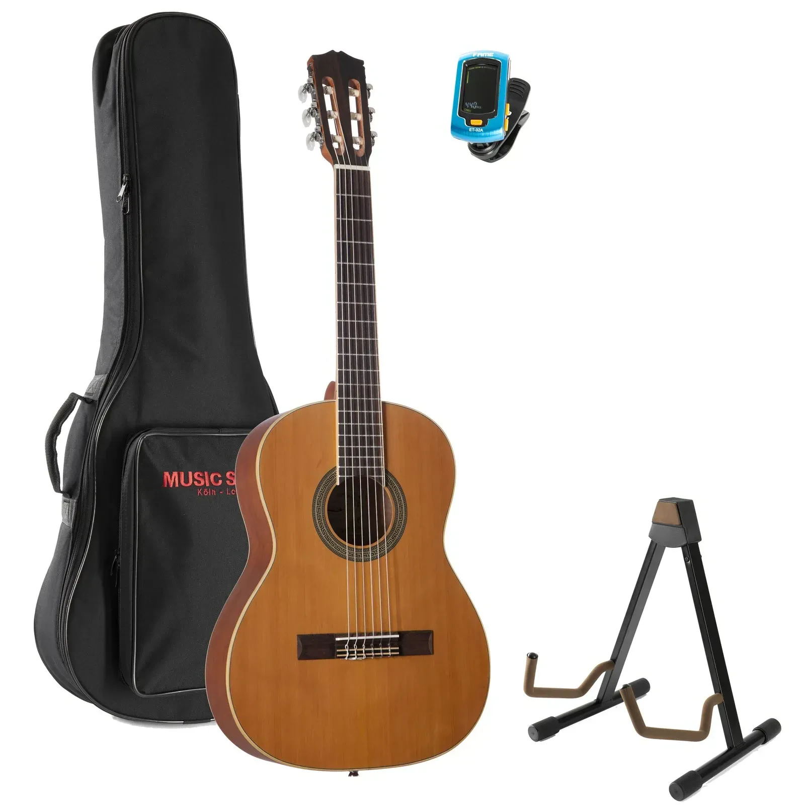 Классическая гитара Fame Audio Bonita Cedro 3/4 (набор), верх: кедр, нижняя дека: махагони, накладка: палисандр