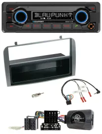 Blaupunkt MP3 Bluetooth USB Lenkrad Autoradio für Alfa 147 GT 07-10 anthrazit Ab