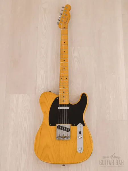 Электрогитара Fender Telecaster 1952 Vintage Reissue TL52-700 SS Butterscotch w/gigbag Japan 1990