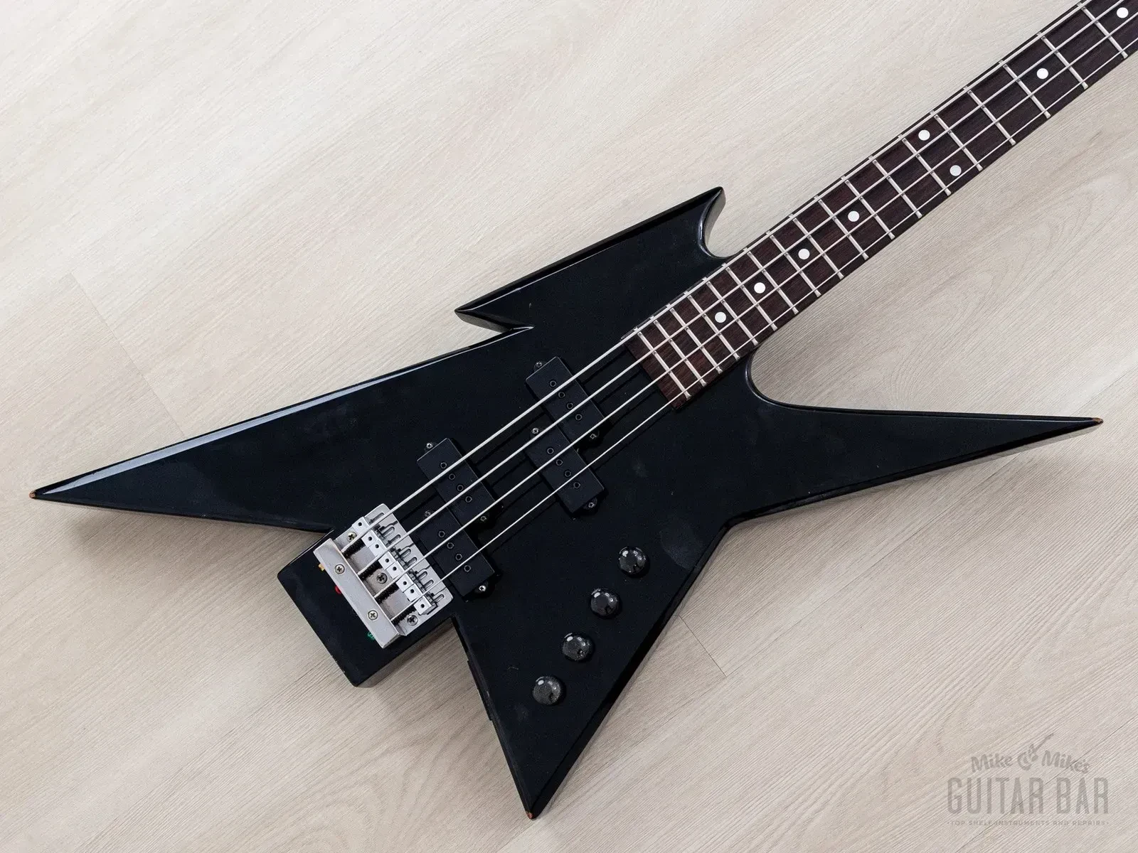 1988 BC Rich NJ Series Ironbird Bass Vintage Neck Through w/ Flight Case, Japan