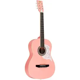 Акустическая гитара Rogue Starter Acoustic Guitar Pink