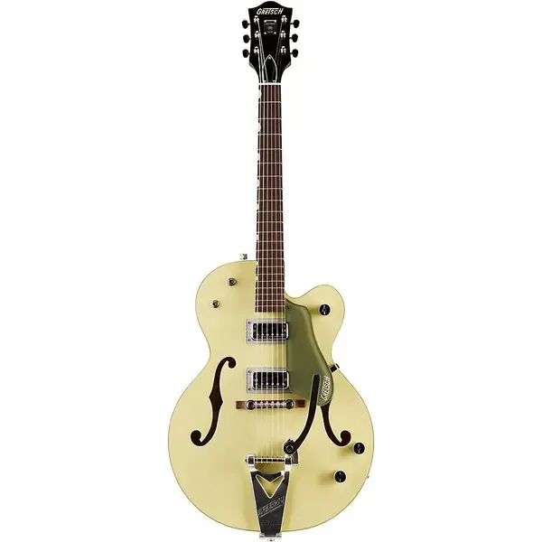 Полуакустическая электрогитара Gretsch G6118T-60 Vintage Select Edition '60 Anniv w/ Bigsby 2-Tone Smoke Green