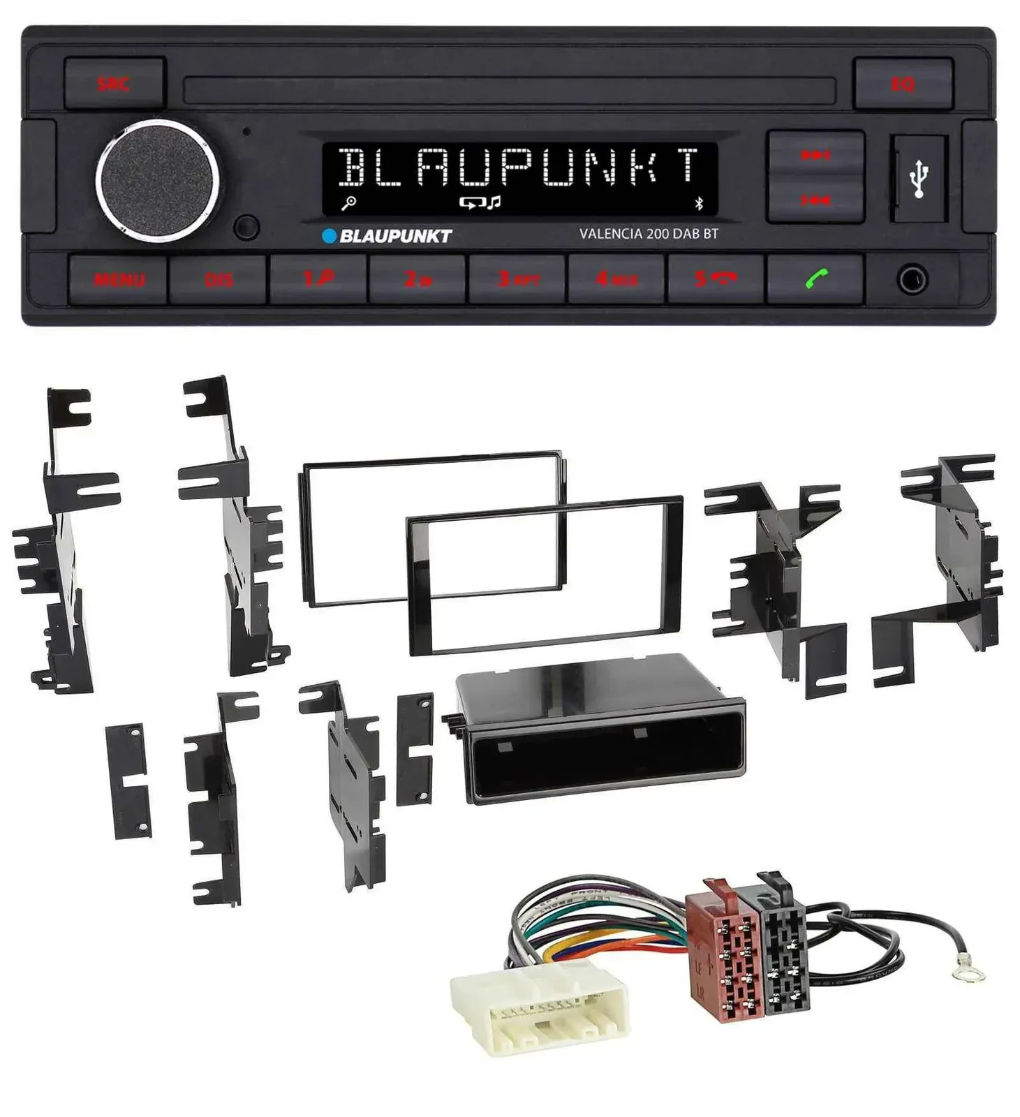 Blaupunkt DAB MP3 Bluetooth USB Autoradio für Nissan Quest Rogue ab 11 Titan ab