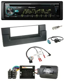 Автомагнитола Pioneer DAB, CD, USB, Bluetooth для BMW 5 Series E39 2001–2004, совместима с кнопками на руле, для активной системы