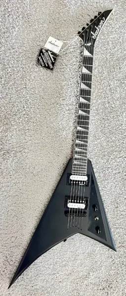 Jackson JS Series Rhoads String Thru JS32T Satin Black Electric Guitar  - Demo