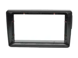 Einbaurahmen für 9 Zoll Autoradio für Mercedes C CLK G Vito Viano schwarz