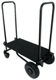 Rockville Rock Cart Pro DJ Equipment Transport Roller Car+Wooden Floor Accessory