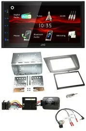 JVC USB Bluetooth Lenkrad DAB 2DIN Autoradio für Seat Altea Altea XL Toledo anth