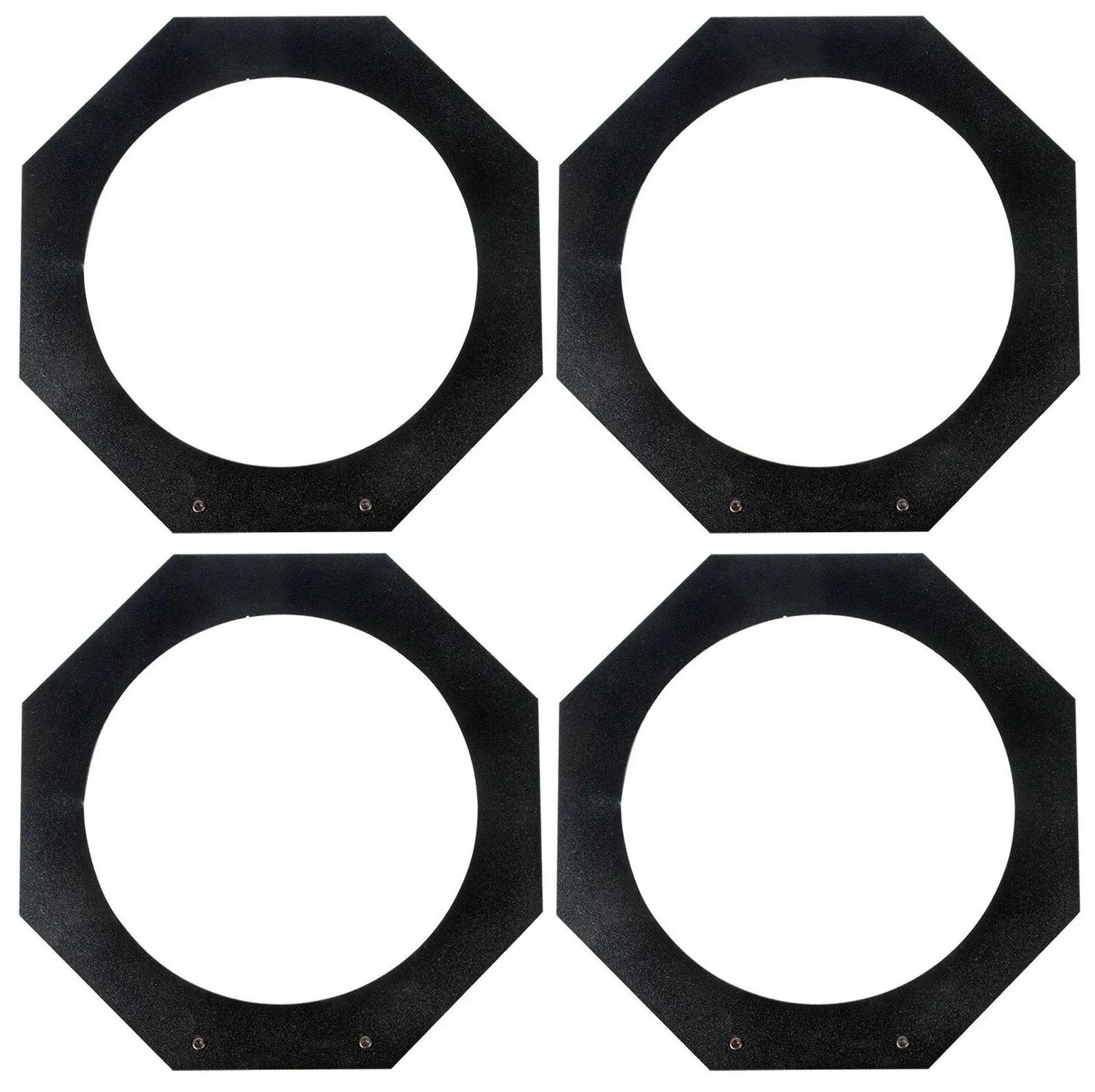 4) American DJ ADJ PAR-G38 Black Gel Holder Frames For PAR-38B + PAR-38RB Lights