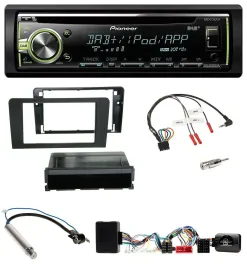 Pioneer DAB USB MP3 Lenkrad CD Autoradio für Audi A3 Symphony Aktivsystem ISO 8P