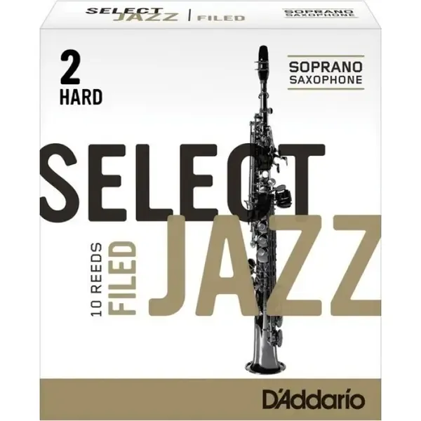 Трость для саксофона сопрано Rico Select Jazz RSF10SSX2H