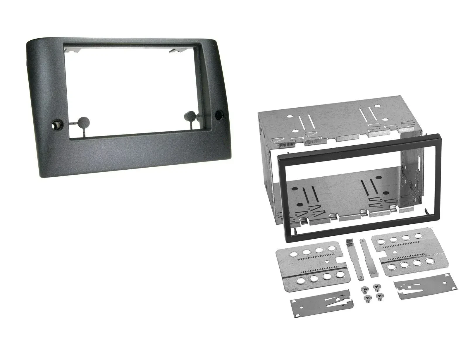 Einbaurahmen Set Doppel DIN Autoradio für Fiat Stilo