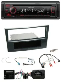 Kenwood Lenkrad CD USB Bluetooth DAB Autoradio für Opel Corsa D 06-08 Stealth Sc