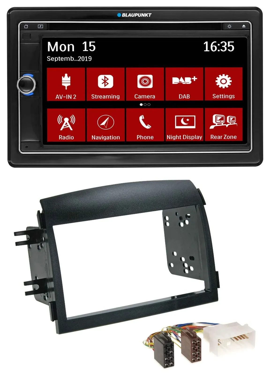 Blaupunkt Bluetooth DAB 2DIN USB DVD MP3 Autoradio für Hyundai Sonata NF 2005-20