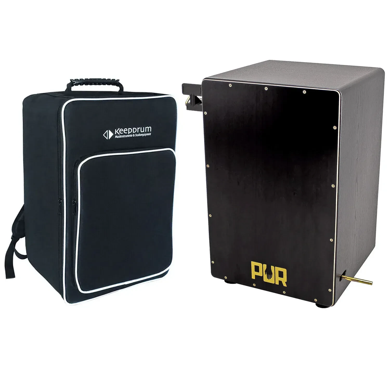 Кахон PUR CAJON PC4499R Vision Pro Black Gold с чехлом