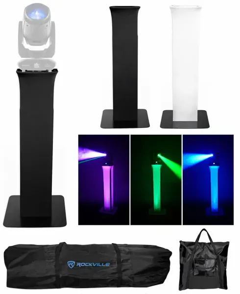 (1) Totem Light Stand+Black+White Scrims For Chauvet Maverick Mk 1 Hybrid