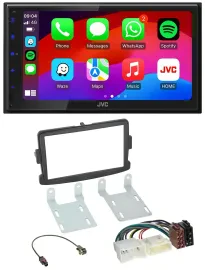 JVC Bluetooth USB MP3 2DIN DAB Autoradio für Dacia Sandero Opel Vivaro Renault T