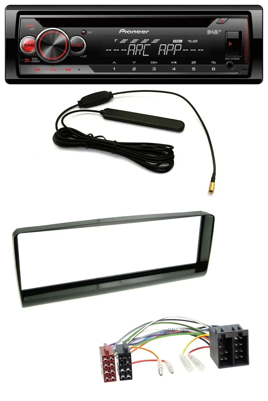 Автомагнитола Pioneer CD/USB/AUX/DAB/MP3 для Alfa Romeo 156 (1997–2001)