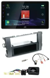 JVC DAB Lenkrad Bluetooth USB Autoradio für Toyota Avensis Typ T25 ab 2003