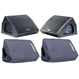 Сценический акустический монитор Fame Audio PAH216 Black с чехлом (пара)