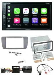 Автомагнитола Pioneer 2DIN, DVD, DAB, Bluetooth, USB для Seat Ibiza (с 2008)